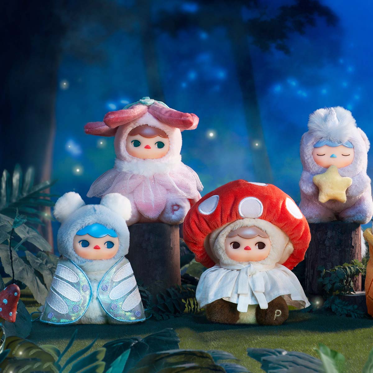 PUCKY Forest Party Series-Vinyl Plush Pendant Blind Box - Tiny Boxes