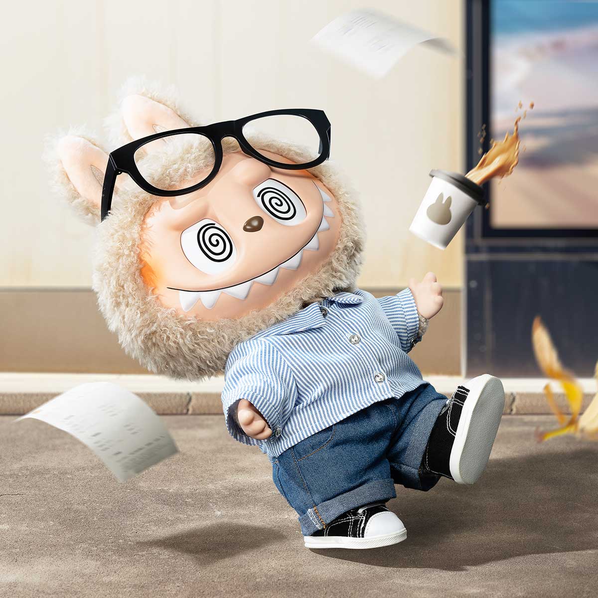 ***Shipping in 2 weeks***THE MONSTERS - FLIP WITH ME Vinyl Plush Doll - Tiny Boxes