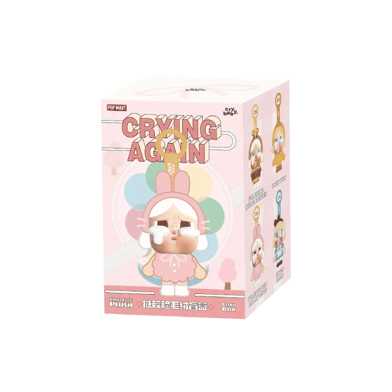 CRYBABY Crying Again Series-Vinyl Face Plush Blind Box/Confirmed CRYBABY Crying Again Series-Vinyl Face Plush Blind Box/Confirmed