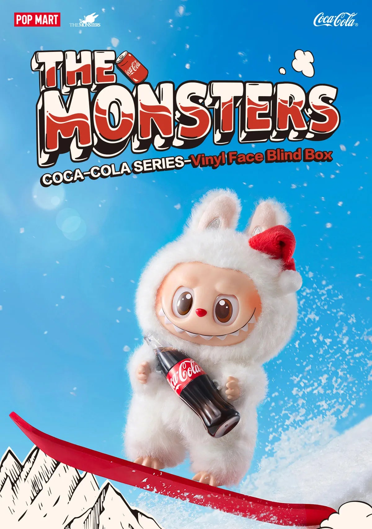 THE MONSTERS Labubu Coca-Cola Series Vinyl Plush Blind Box Single Box - Tiny Boxes