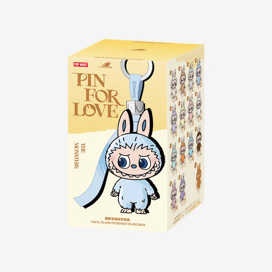 THE MONSTER Pin for Love Series- Vinyl Plush Pendant blind box (A-M)