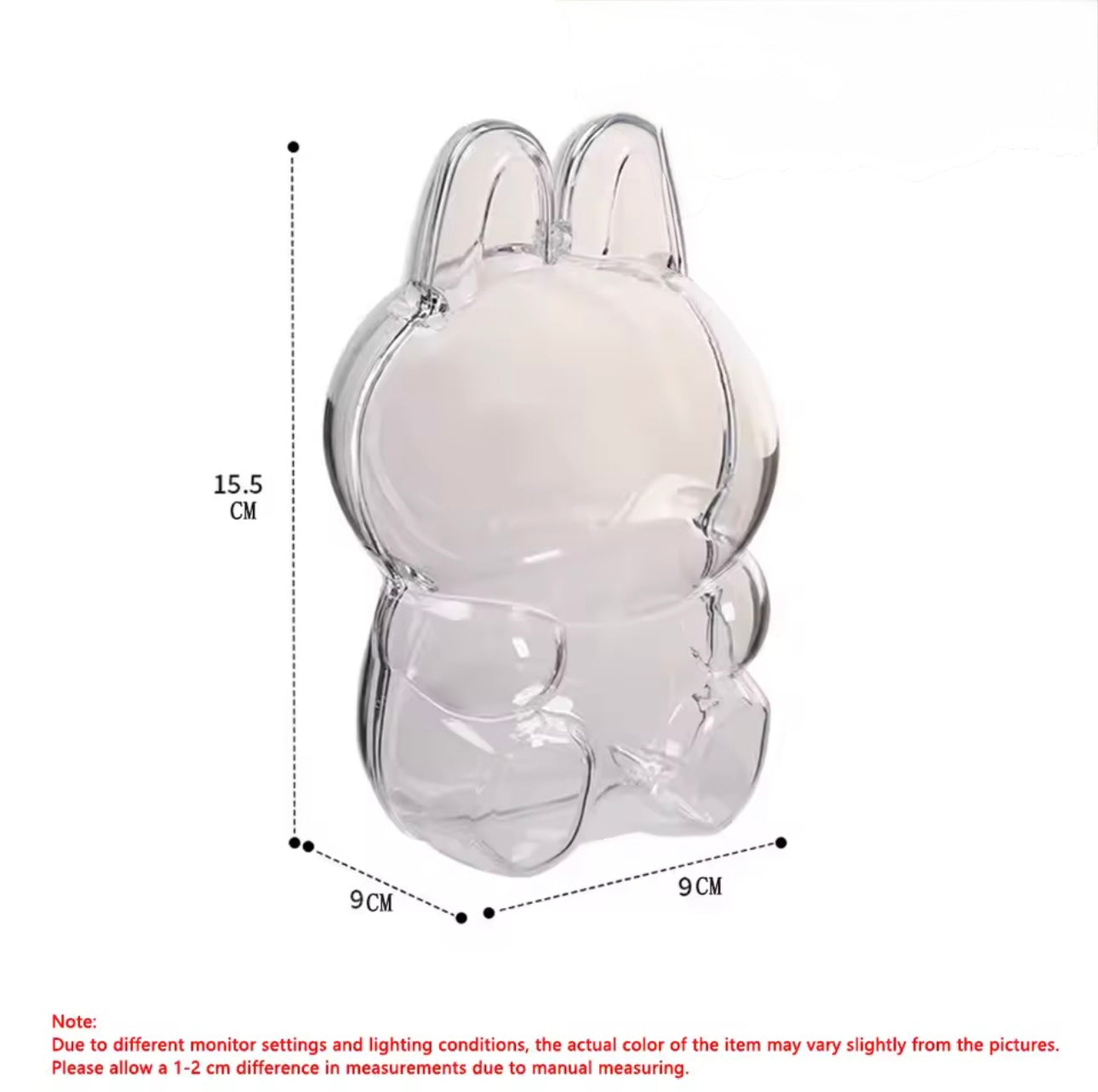 Clear protective case for The Monsters Have a Seat/Macaron Vinyl Plush Pendant