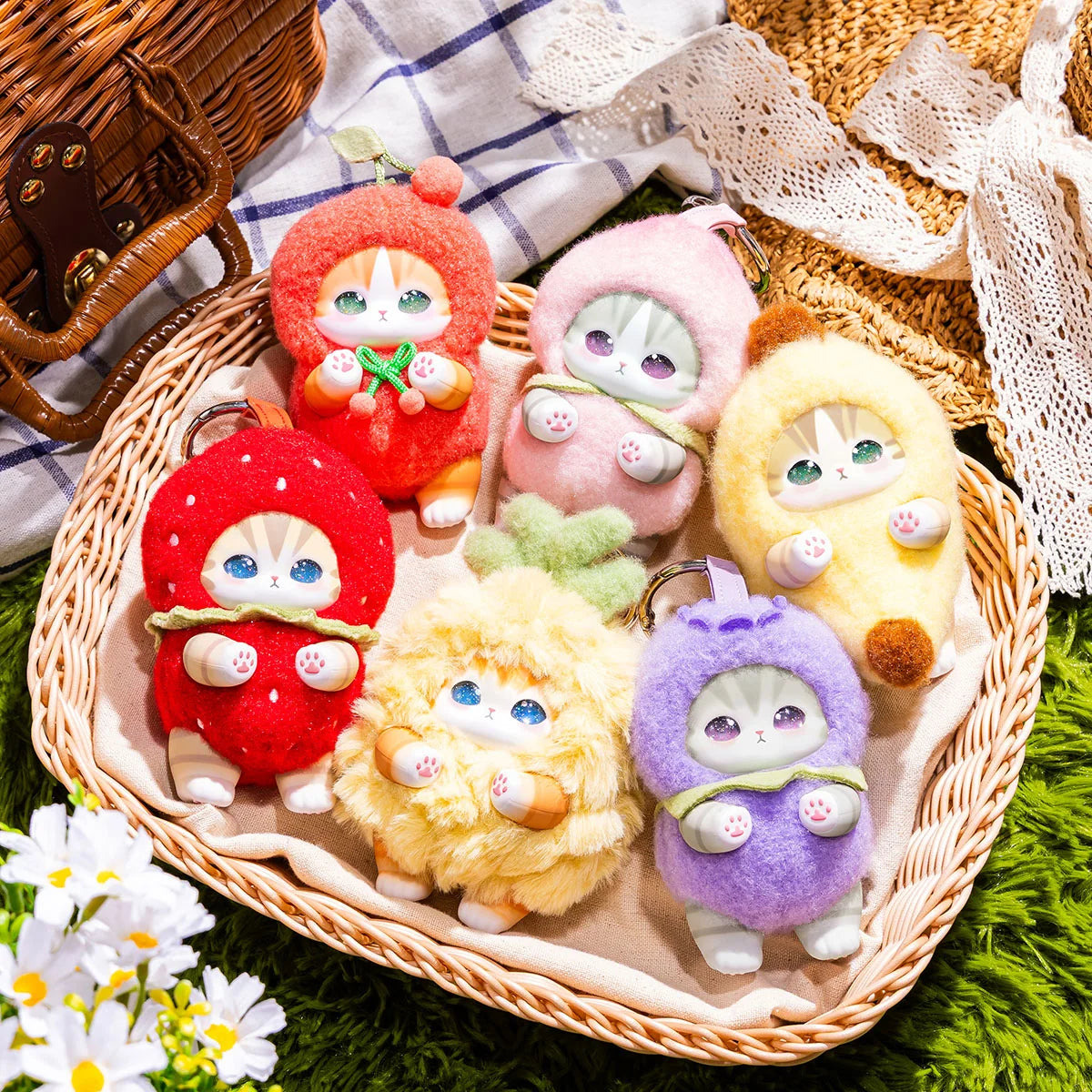 Mofusand Kiramekko Fruity Kittens Blind Box - Tiny Boxes
