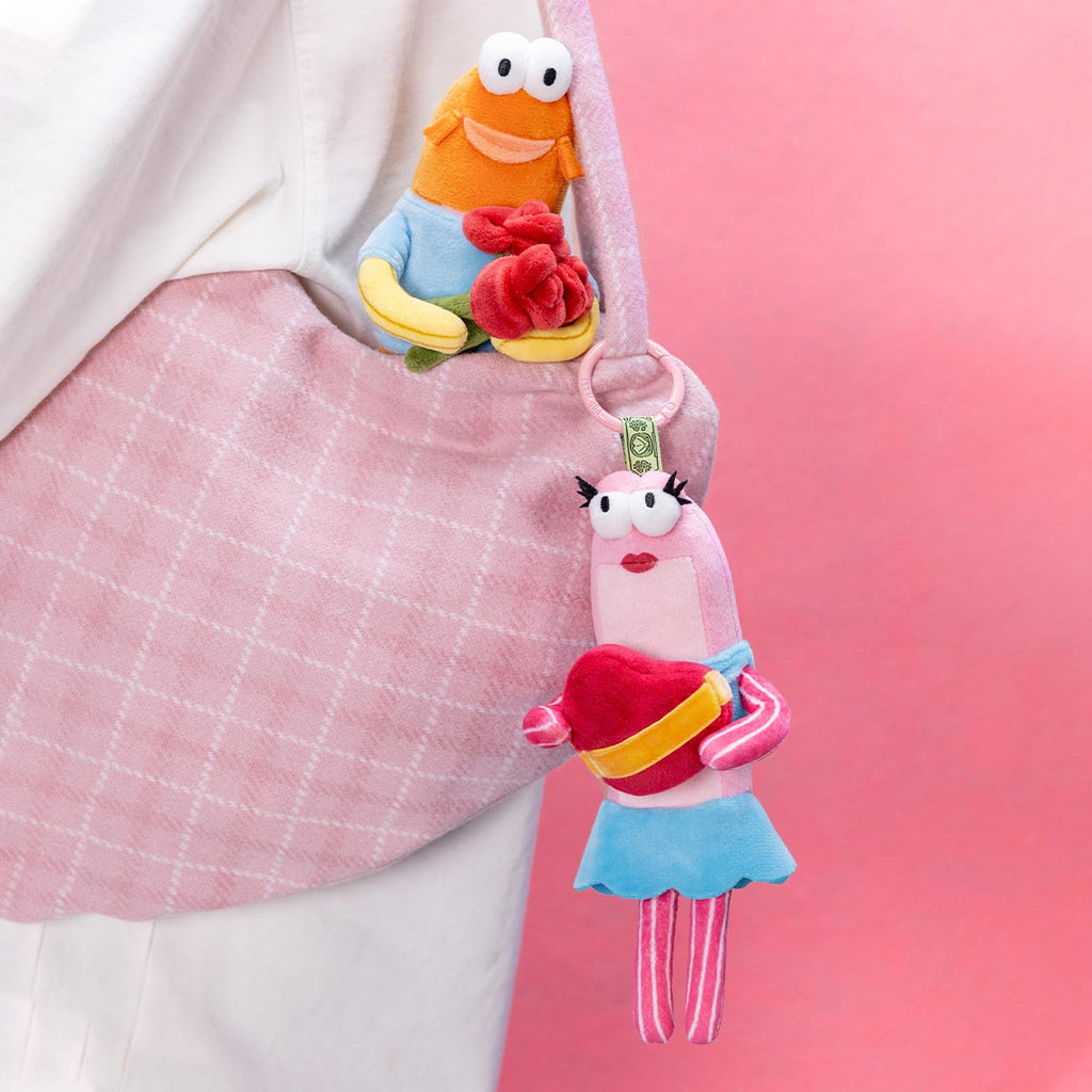 Bikini Bottom Buddies Romantic Fish Series Plush Pendants