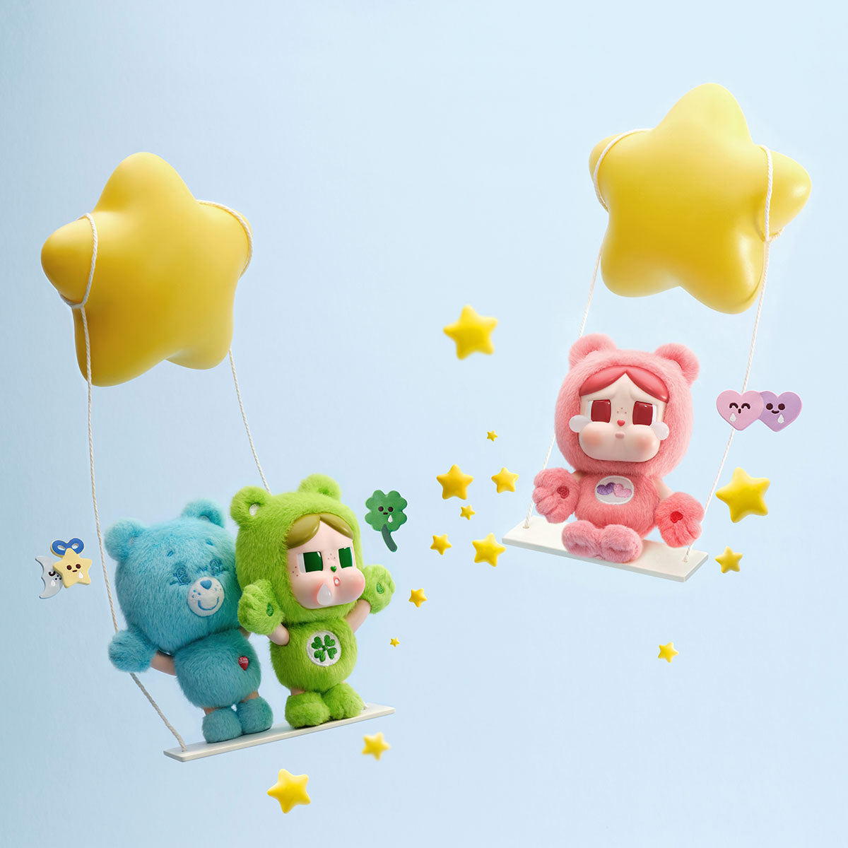 CRYBABY × Care Bears Series Vinyl Plush Pendant Blind Box