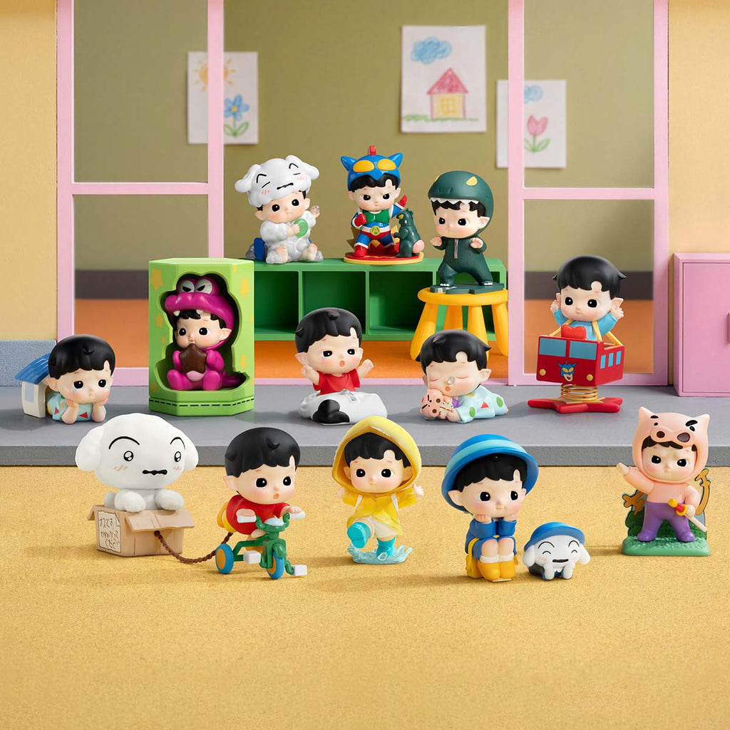HACIPUPU × CRAYON SHINCHAN One Day in Kasukabe Series Figures