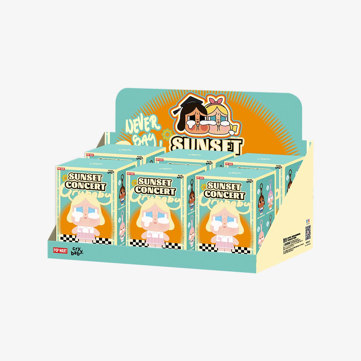 ***Pre-order shipping in 7-10 days***CRYBABY Sunset Concert Series-Plush Pendant Blind Box