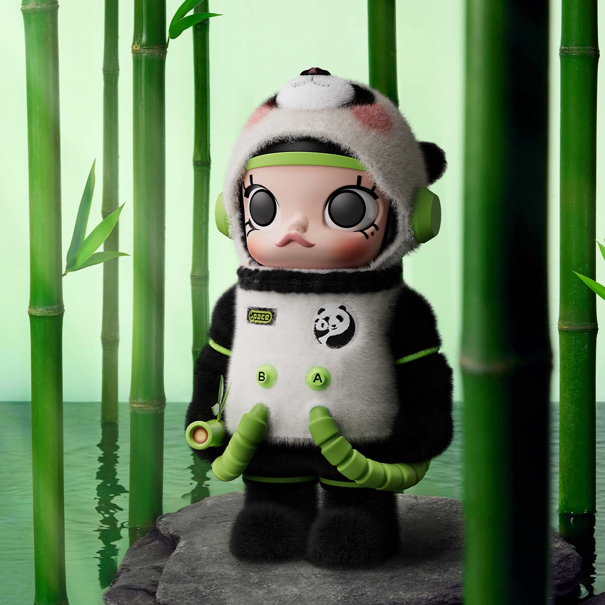 MEGA SPACE MOLLY 400% PANDA - Tiny Boxes