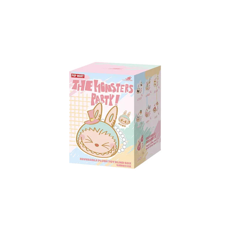 THE MONSTERS Party Series - Reversible Plush - Tiny Boxes