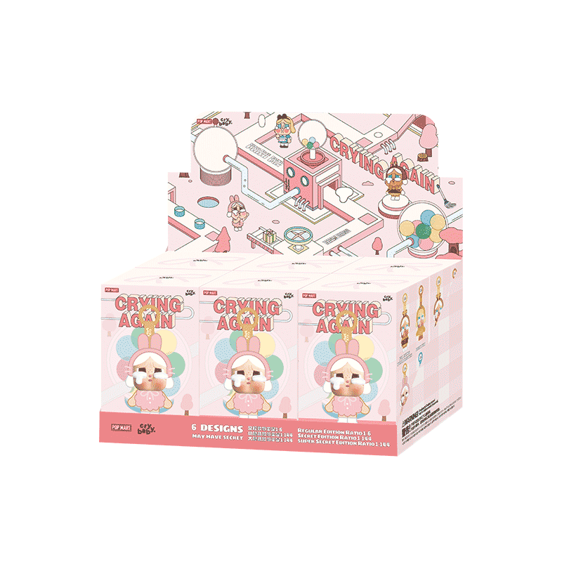CRYBABY Crying Again Series-Vinyl Face Plush Blind Box/Confirmed CRYBABY Crying Again Series-Vinyl Face Plush Blind Box/Confirmed