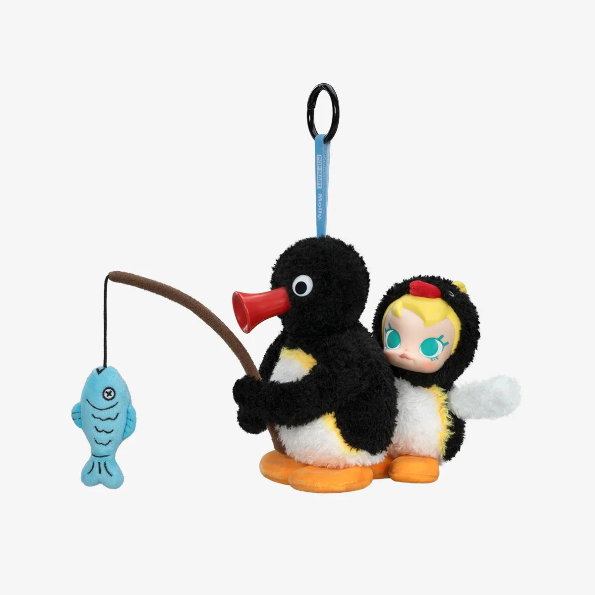 Baby Molly × Pingu Happy Fishing Series-Vinyl Plush Pendant Blind Box - Tiny Boxes