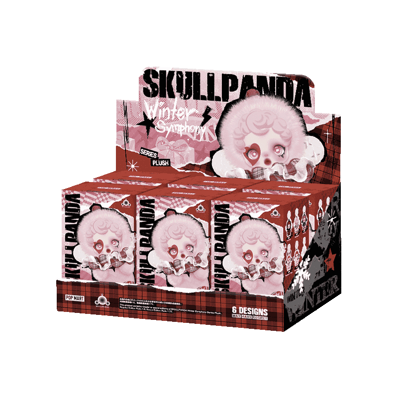 未開封 アソートボックス SKULLPANDA Winter Symphony Skullpanda Winter Symphony Series Plush Confirmed Box | Tiny