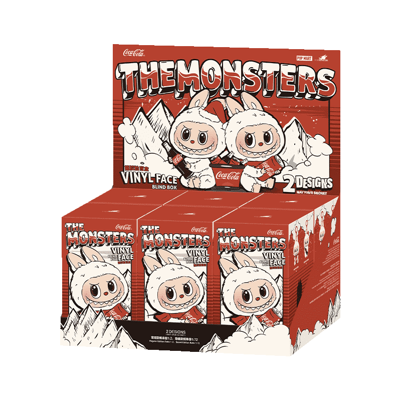 THE MONSTERS Labubu Coca-Cola Series Vinyl Plush Blind Box Single Box - Tiny Boxes