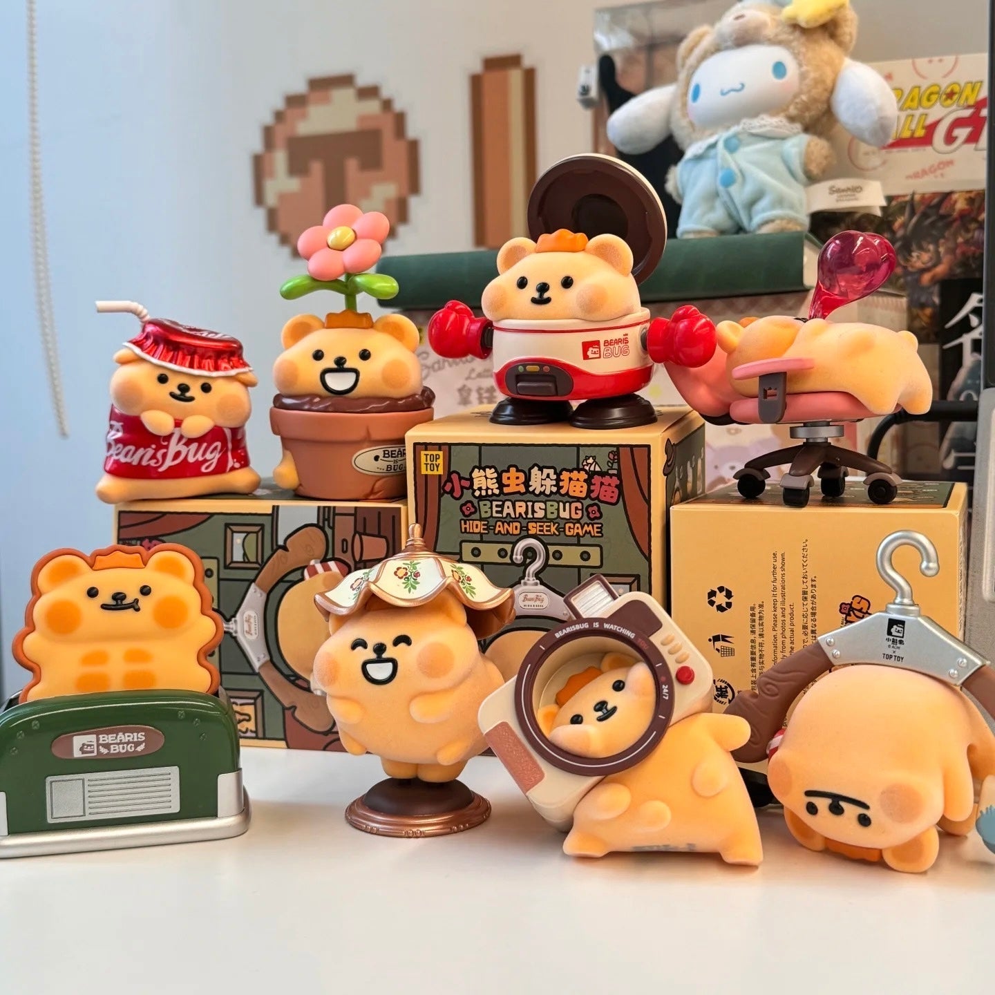 TOP TOY - Bear is Bug Hide and Seek Game Series Blind Box - Tiny Boxes