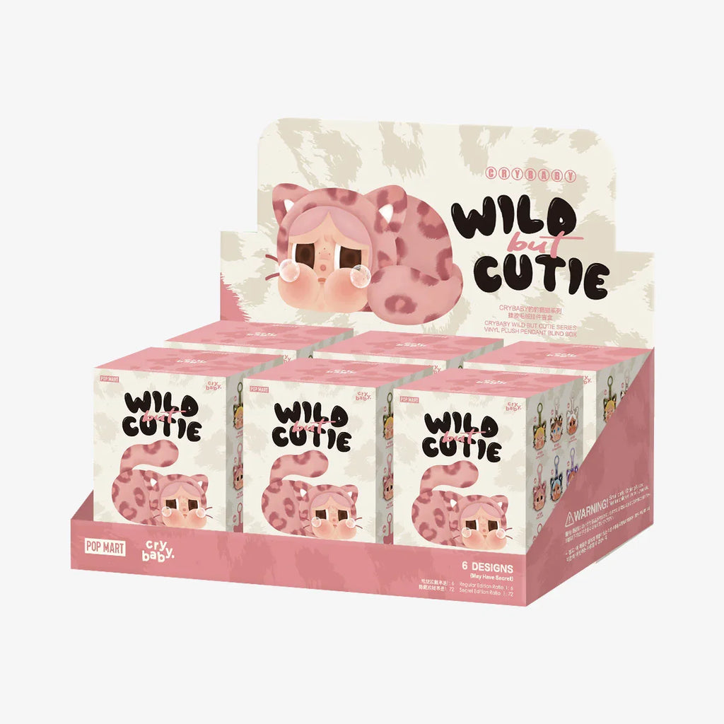 CRYBABY Wild but Cutie Series - Vinyl Plush Pendant Blind Box - Tiny Boxes