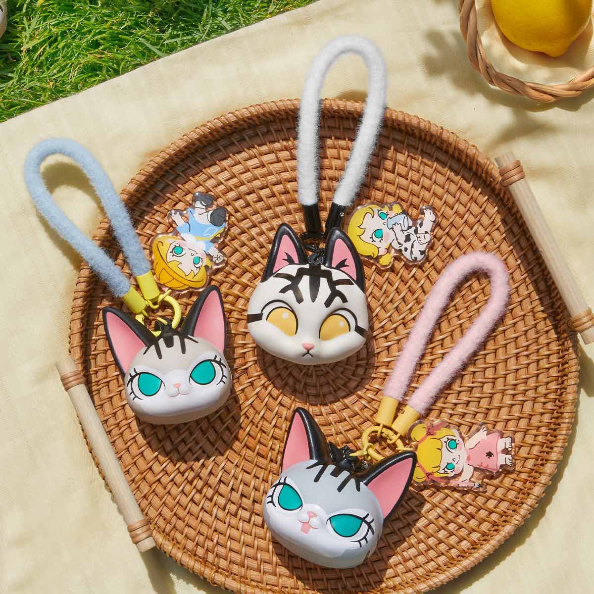 Baby Molly & Baby Tabby Series-Squishy Pendant Blind Box - Tiny Boxes