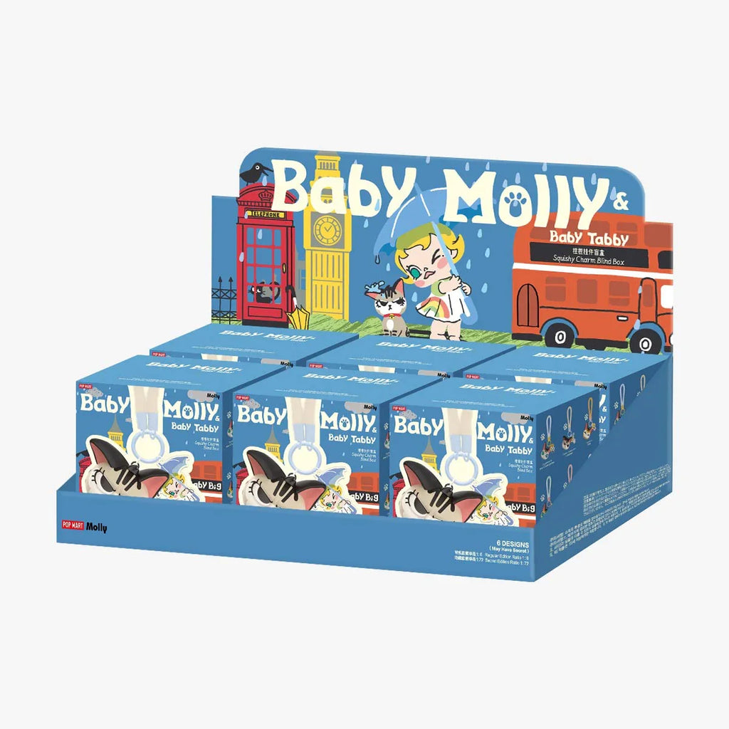 Baby Molly & Baby Tabby Series-Squishy Pendant Blind Box - Tiny Boxes