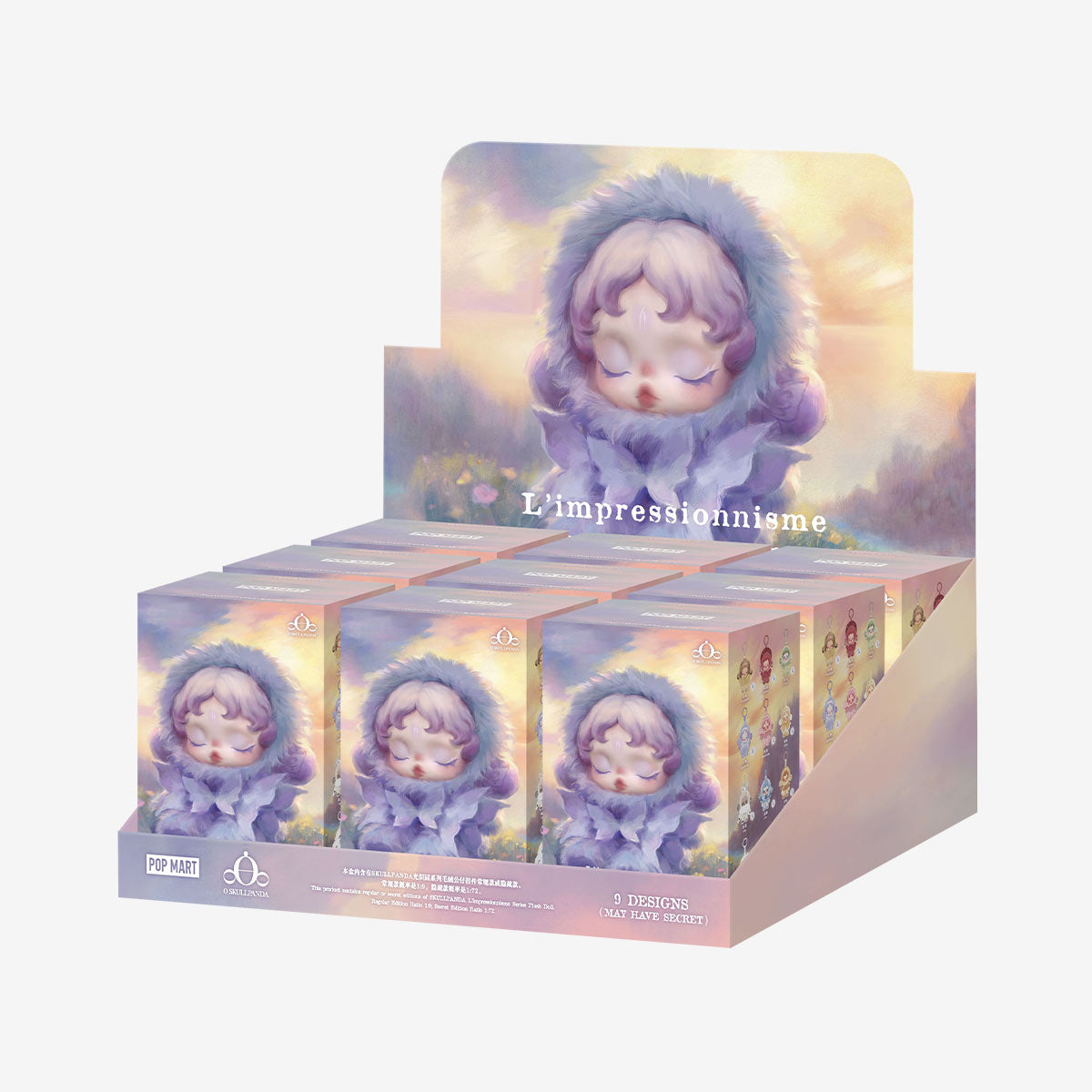 【国際ブランド】 Series L'impressionnisme Skullpanda Plush Box Blind Doll ぬいぐるみ