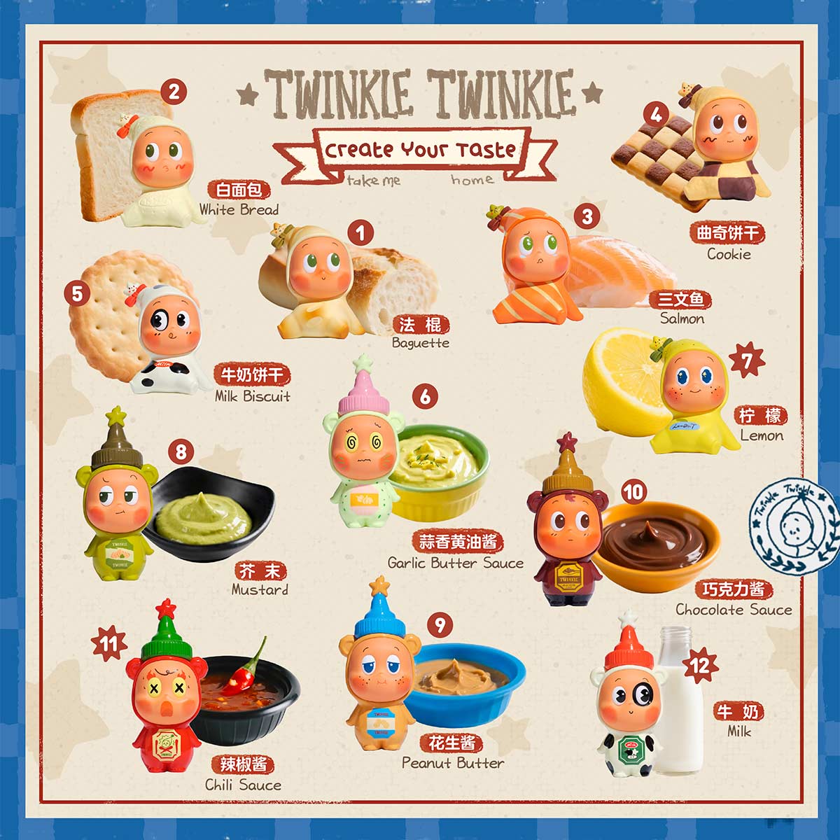 その他 POPMART TwinkleTwinkle Create Your Taste Twinkle Twinkle Create Your Taste Series Figures - A | Tiny