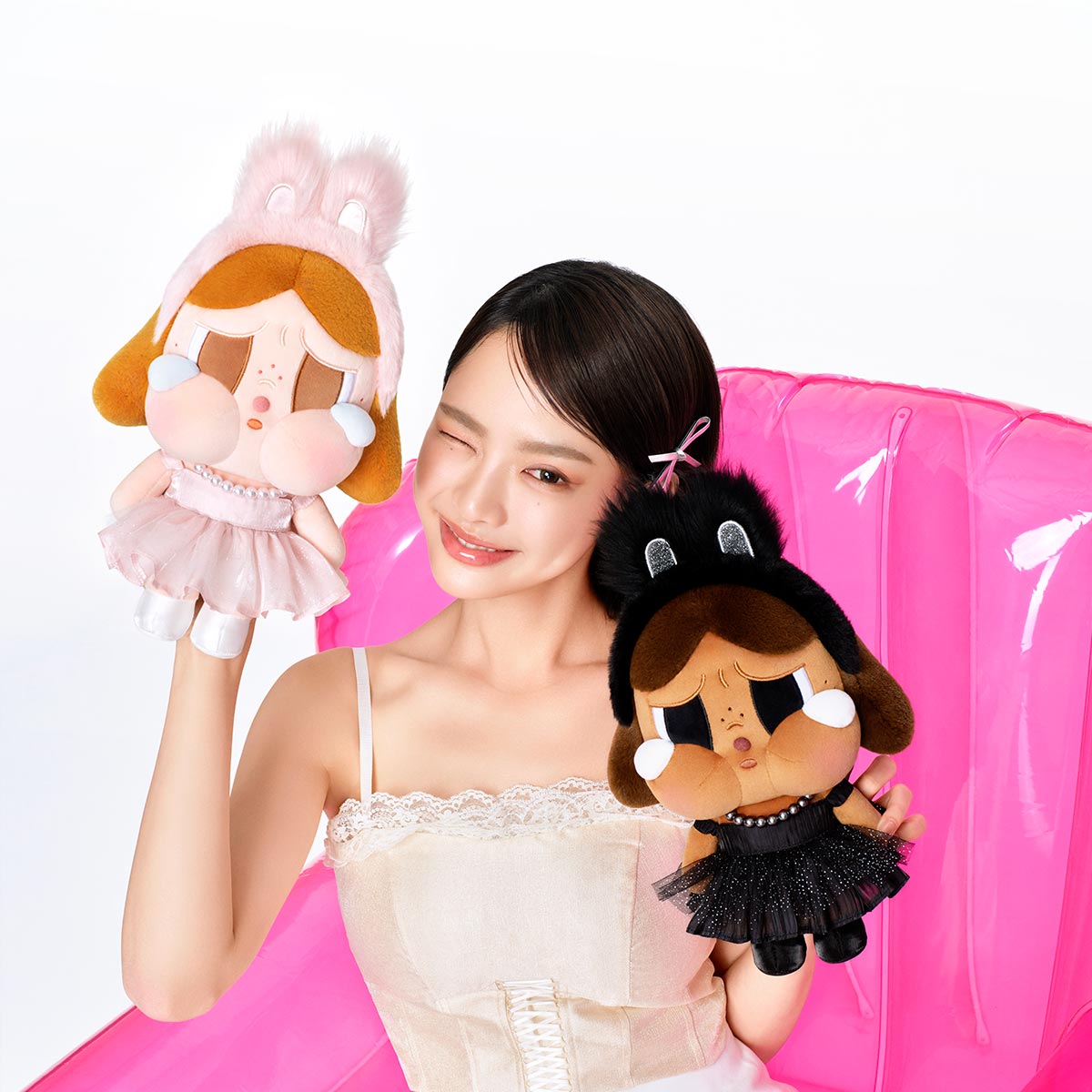 ***Pre-order***CRYBABY SHINY SHINY SERIES-Plush Doll - Black