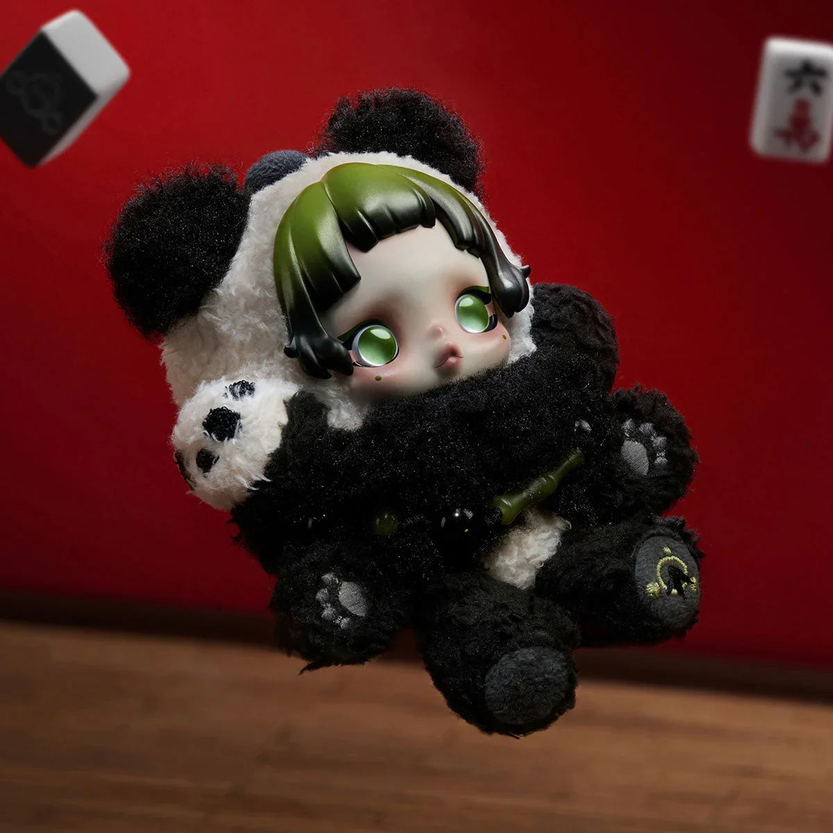 SKULLPANDA Lazy Panda Plush Doll Pendant - Tiny Boxes