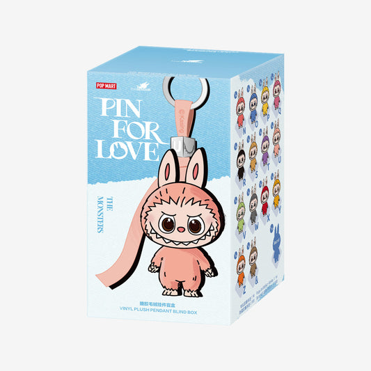 THE MONSTER Pin for Love Series- Vinyl Plush Pendant blind box (N-Z)