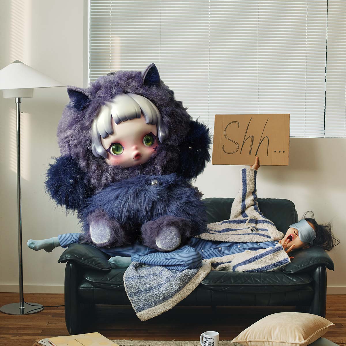 SKULLPANDA You Found Me! Series Plush Doll Pendant | Tiny Boxes