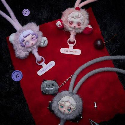 ***Pre-order shipping in 3-4 weeks *** SKULLPANDA You Found Me! Series Phone Lanyard
