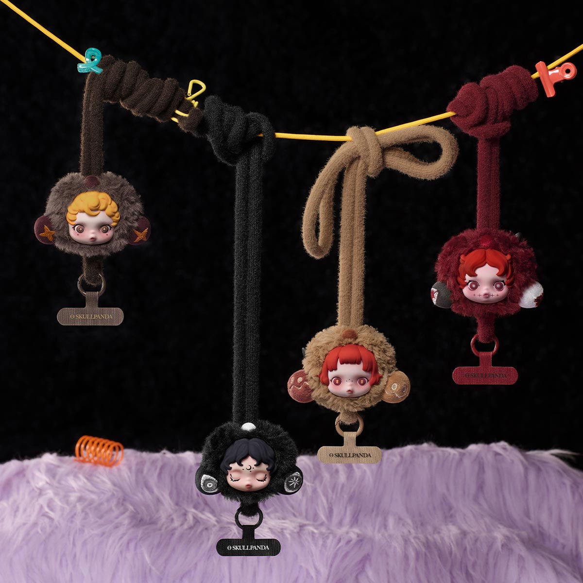 ***Pre-order shipping in 3-4 weeks *** SKULLPANDA You Found Me! Series Phone Lanyard