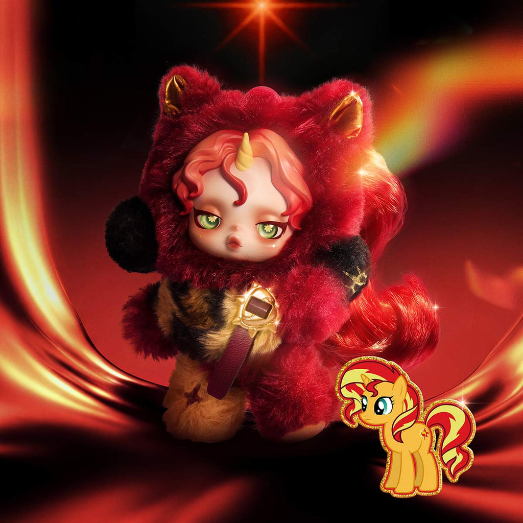 SKULLPANDA × My Little Pony Series Plush Doll Pendant