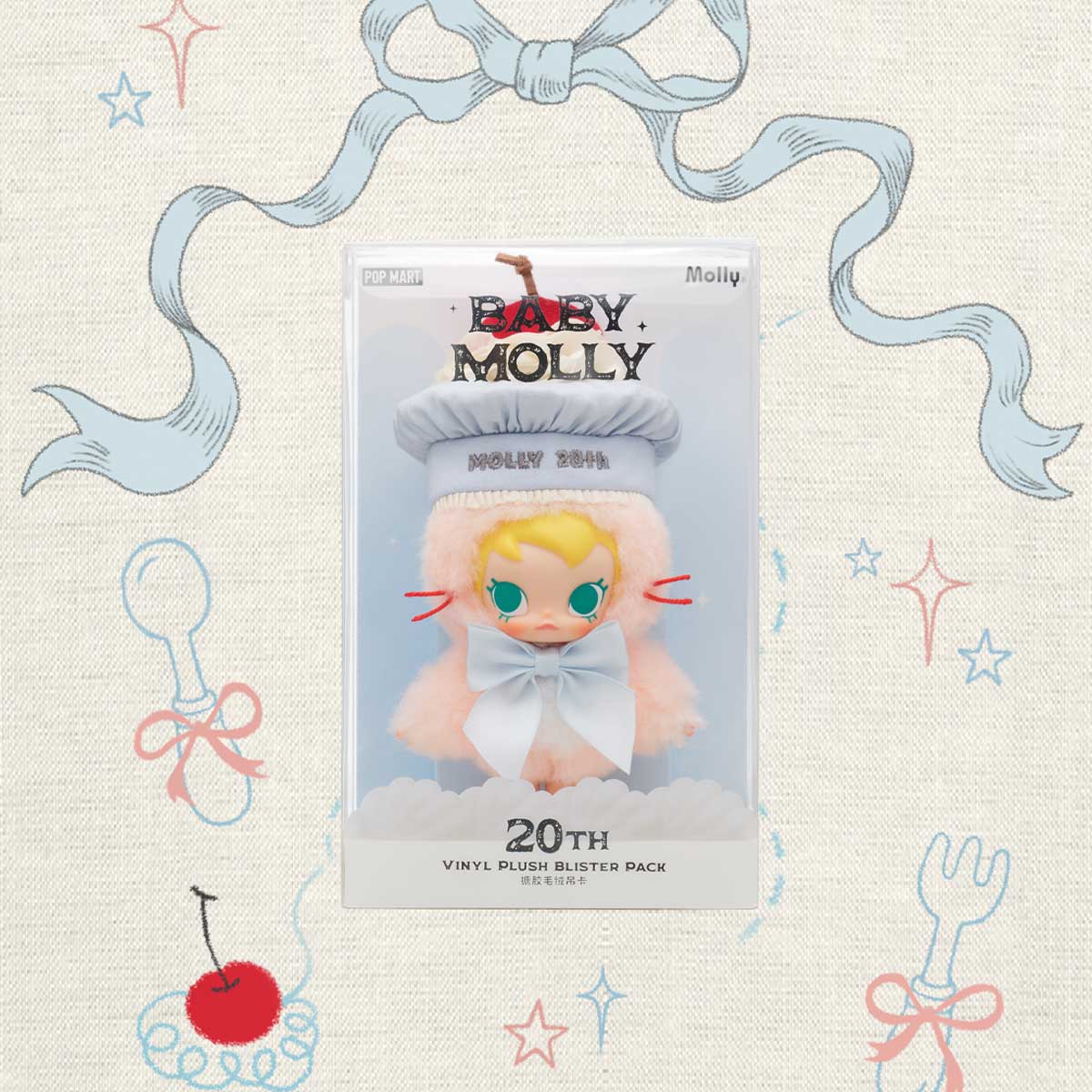 **Pre-order**Baby Molly 20th Anniversary Vinyl Plush Blister Pack