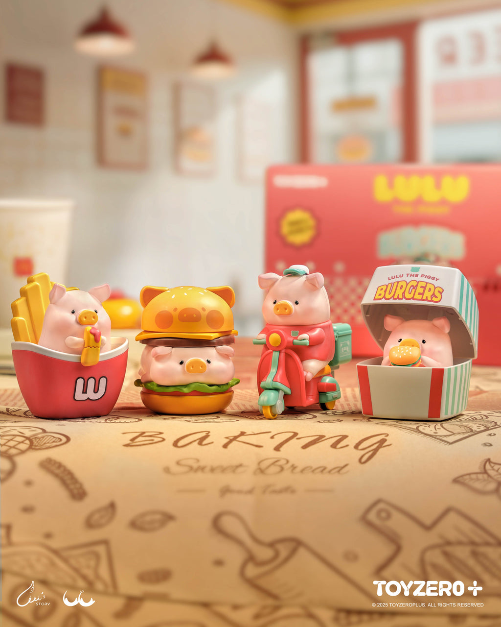 LuLu the Piggy -Burger Express Movable Series Blind Box