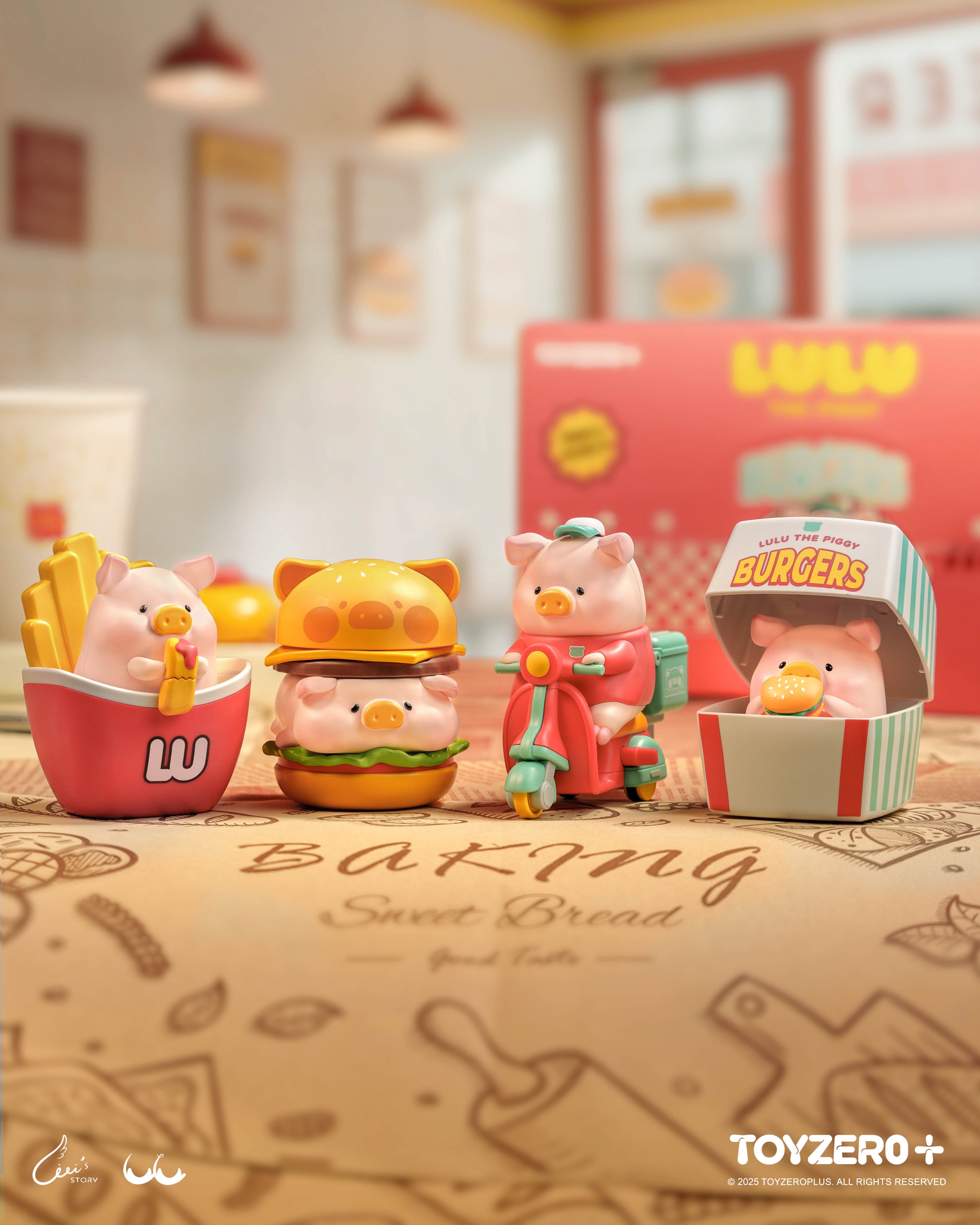 LuLu the Piggy -Burger Express Movable Series Blind Box