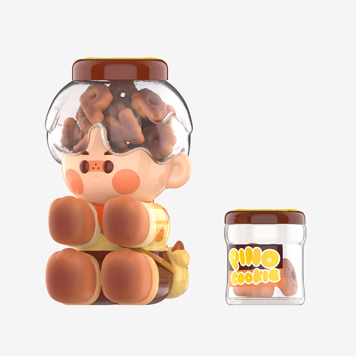 PINO JELLY Chocolate Cookie Figurine