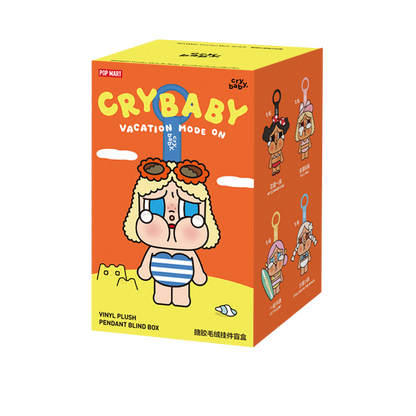 ***Shipping in two weeks*** CRYBABY Vacation Mode On Series-Vinyl Plush Pendant Blind Box