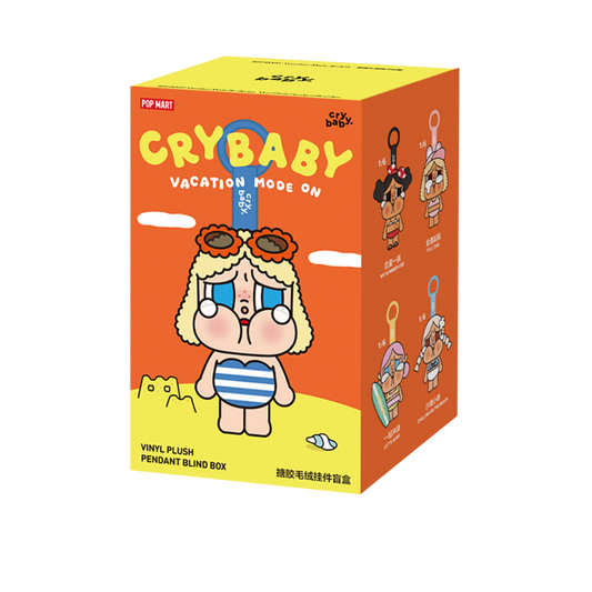 ***Shipping in two weeks*** CRYBABY Vacation Mode On Series-Vinyl Plush Pendant Blind Box