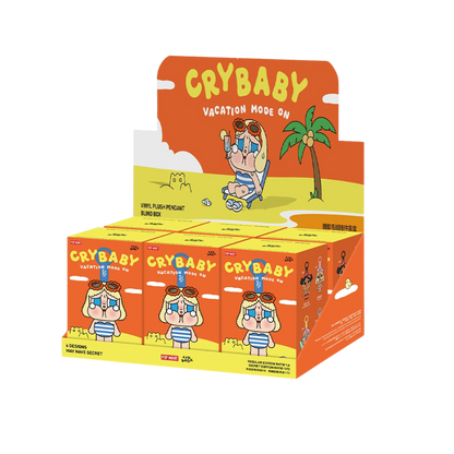 ***Shipping in two weeks*** CRYBABY Vacation Mode On Series-Vinyl Plush Pendant Blind Box