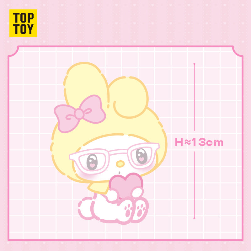 TOP TOY My Melody 50th Anniversary Milk Candy Series Plush Keychains Gift Blind Box