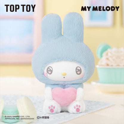 TOP TOY My Melody 50th Anniversary Milk Candy Series Plush Keychains Gift Blind Box