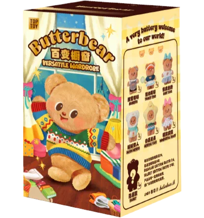 Butterbear Versatile Wardrobe Plush Blind Box - Tiny Boxes