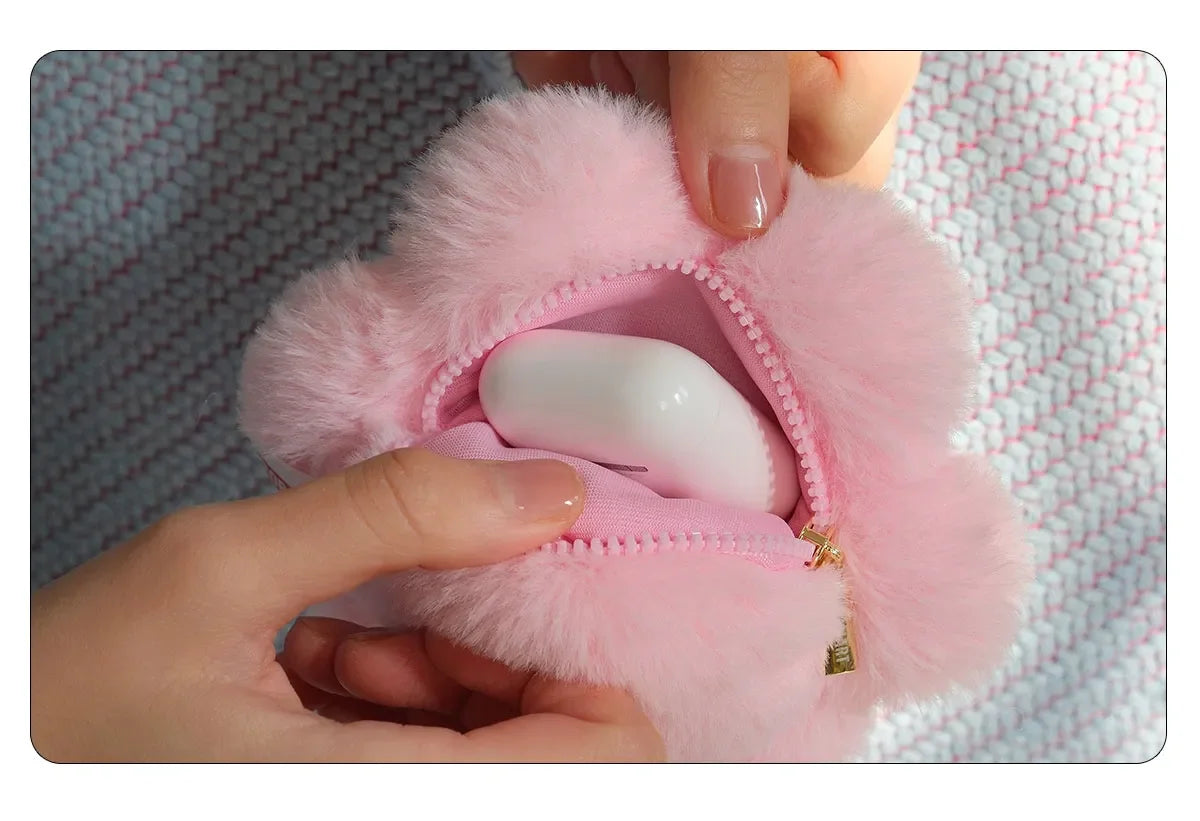 CRYBABY Sad Club Series-Silicone Plush Earphone Bag - Tiny Boxes