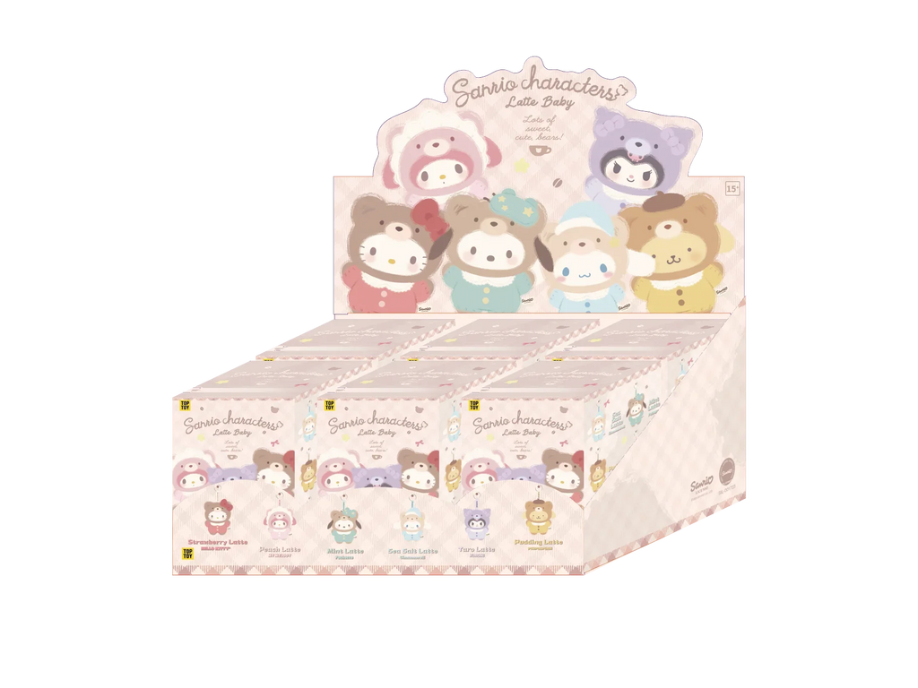 TOP TOY Latte Baby Vinyl Plush Keychains Gift Blind Box