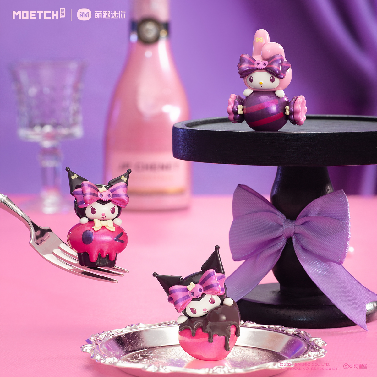 My Melody & Kuromi Sweetheart's Secret Promise Series Moetch Bean – Single Blind Bag