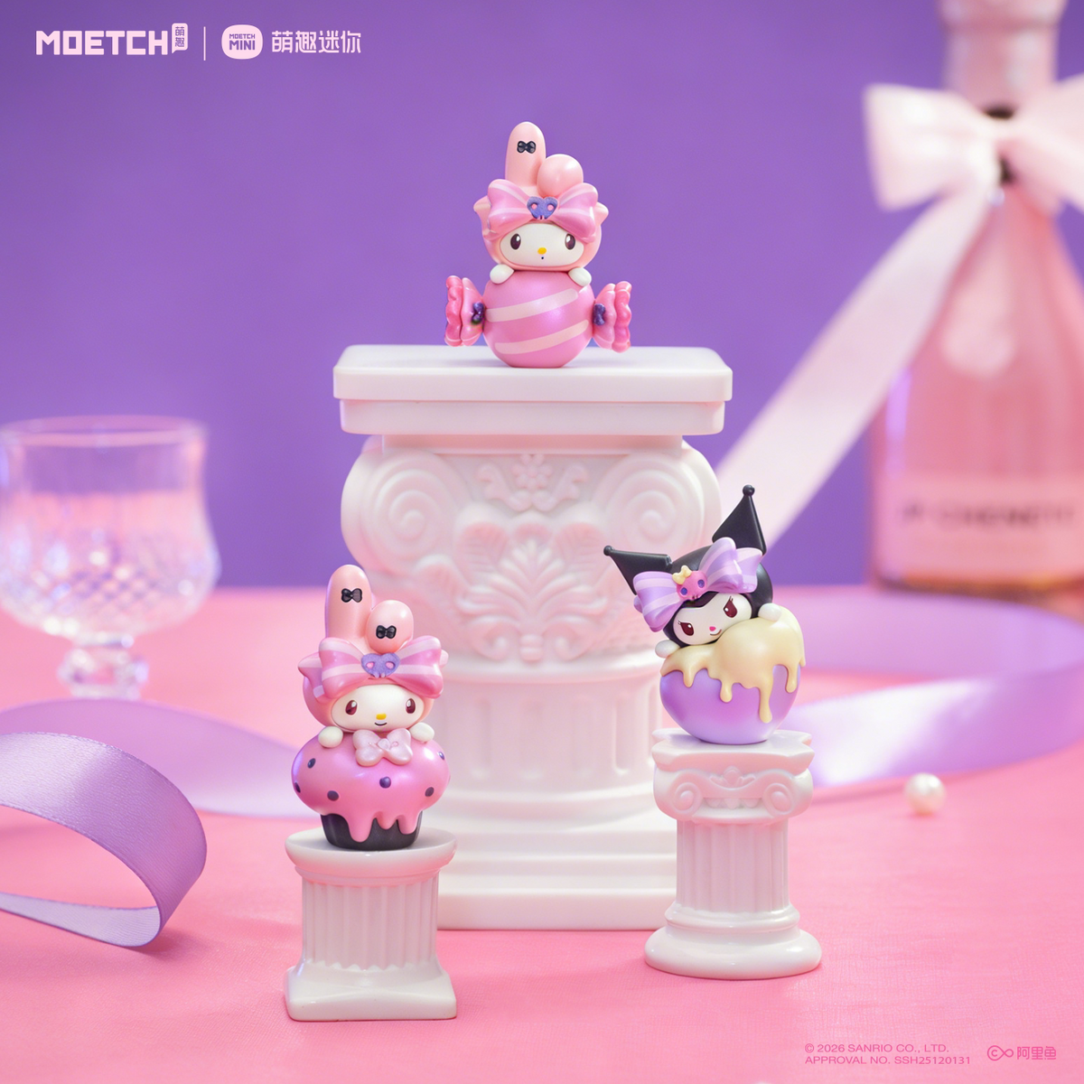 My Melody & Kuromi Sweetheart's Secret Promise Series Moetch Bean – Single Blind Bag