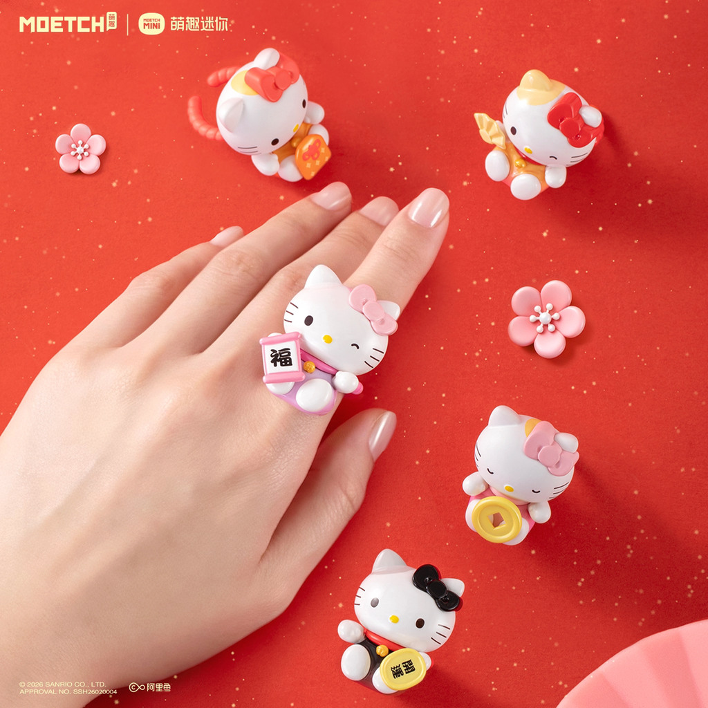 Hello Kitty Style Lucky Meow Meow Series Moetch Bean – Single Blind Bag