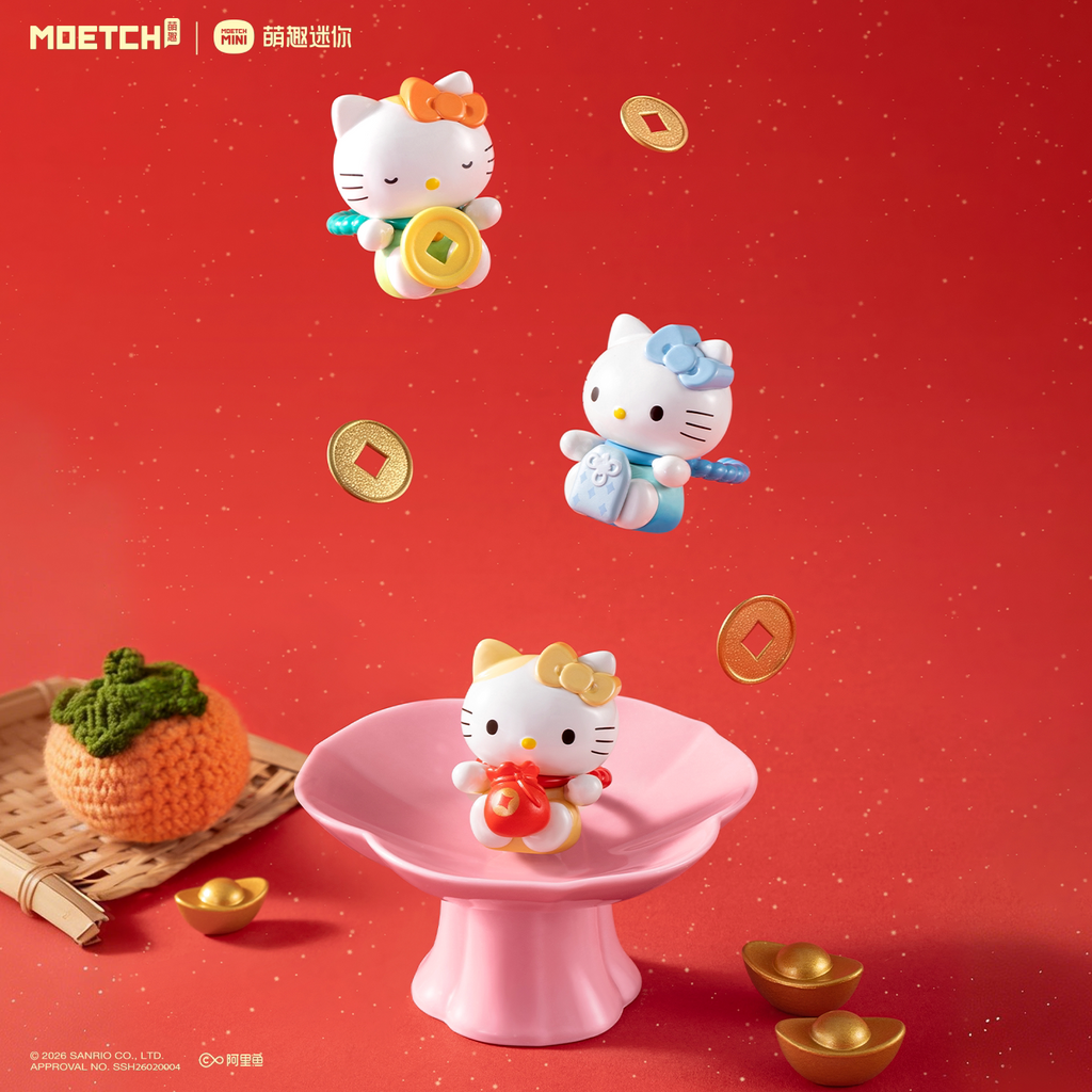 Hello Kitty Style Lucky Meow Meow Series Moetch Bean – Single Blind Bag