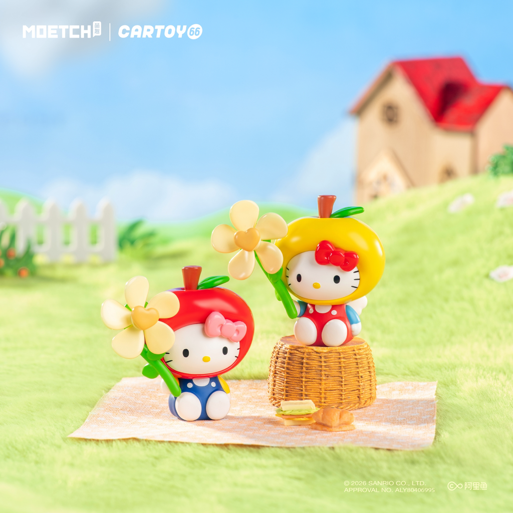 Hello Kitty Style Joyride Flower Series Windmill Moetch Bean – Single Blind Box