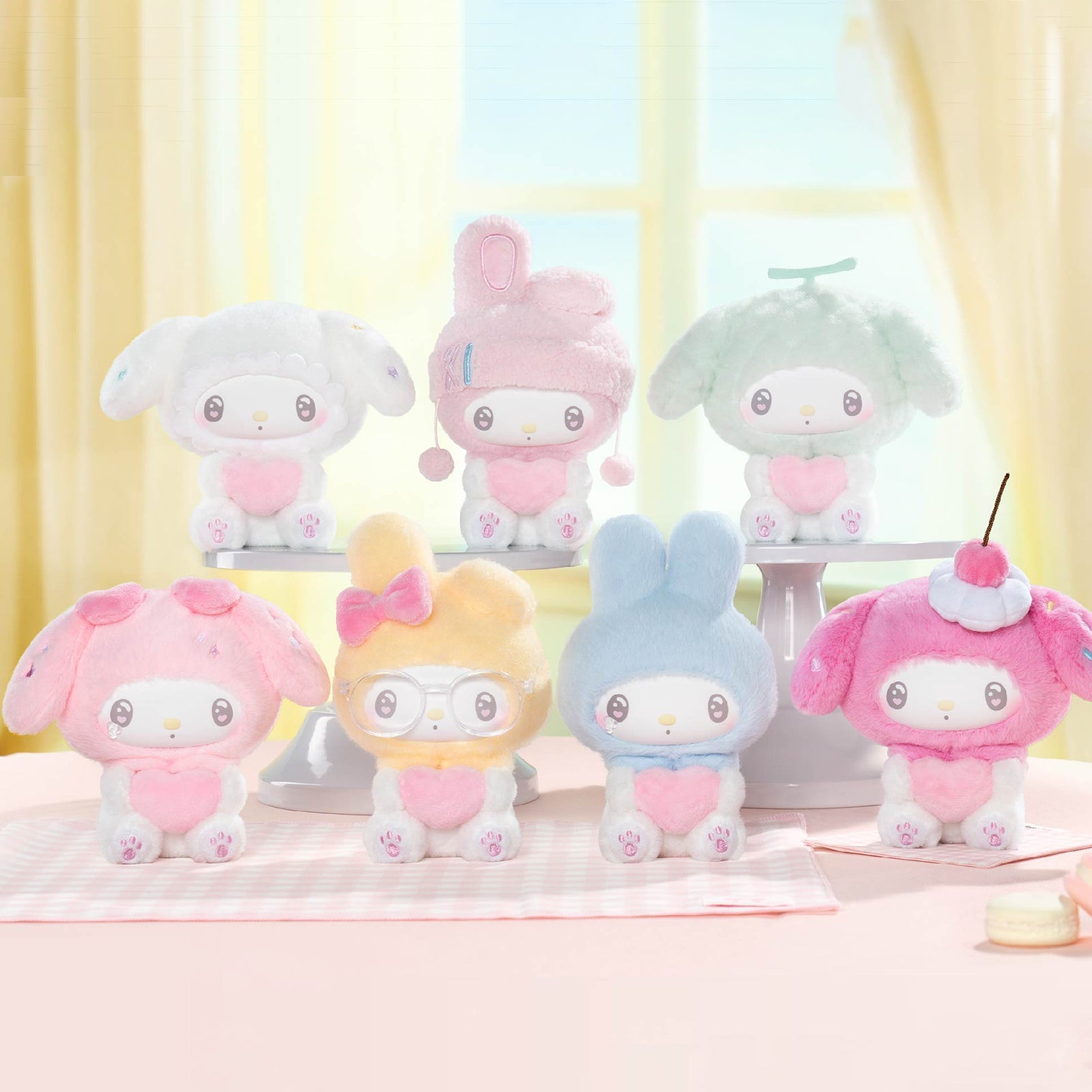 TOP TOY My Melody 50th Anniversary Milk Candy Series Plush
