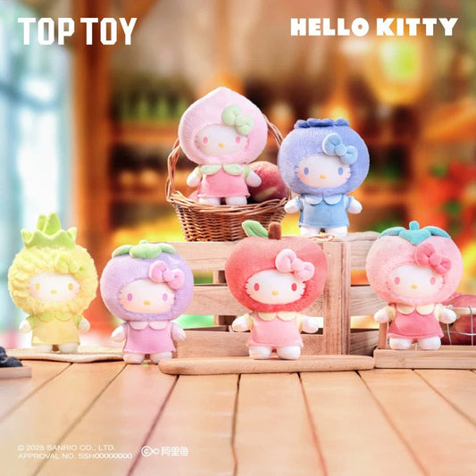 TopToy x Hello Kitty Fruity Paradise Vinyl Plush Keychain Gift Blind Box - Tiny Boxes
