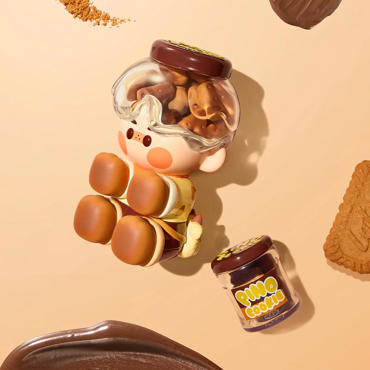 PINO JELLY Chocolate Cookie Figurine - Tiny Boxes